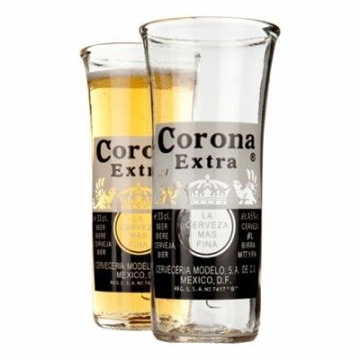 Återvunna Corona Extra Ölglas - 2-pack