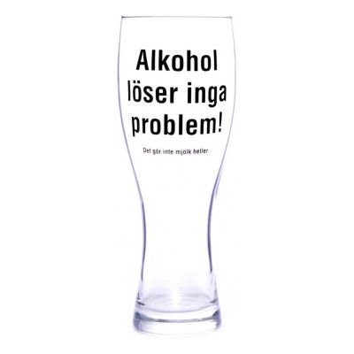 Ölglas Alkohol Löser Inga Problem - 1-pack