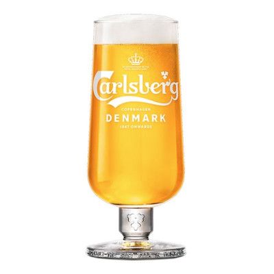 Ölglas Carlsberg med Fot - 6-pack 50 cl