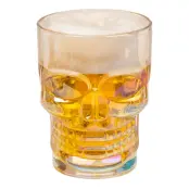 Ölglas Dödskalle Färgskimrande