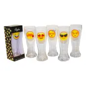 Ölglas Emoji - 6-pack