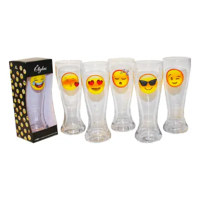 Ölglas Emoji - 6-pack