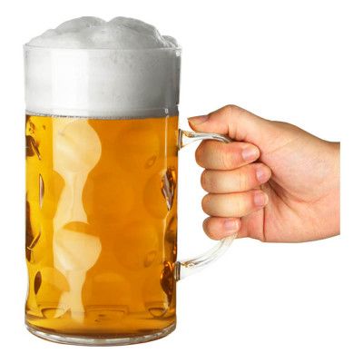 Ölglas i Plast Dubbel Pint - 1-pack