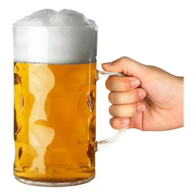 Ölglas i Plast Dubbel Pint - 1-pack