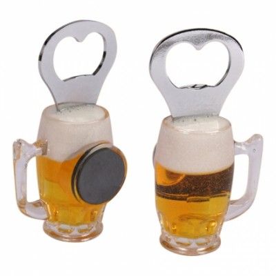 Ölglas Kylskåpsmagnet