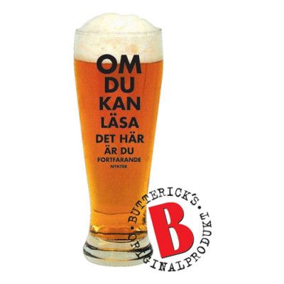 Ölglas Om Du Kan Läsa... - 1-pack