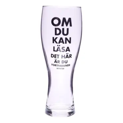 Ölglas Om Du Kan Läsa... - 1-pack