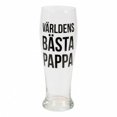 Ölglas Världens Bästa Pappa