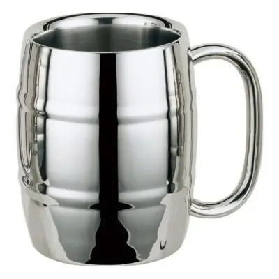 Ölmugg i Rostfritt Stål Dubbelväggad