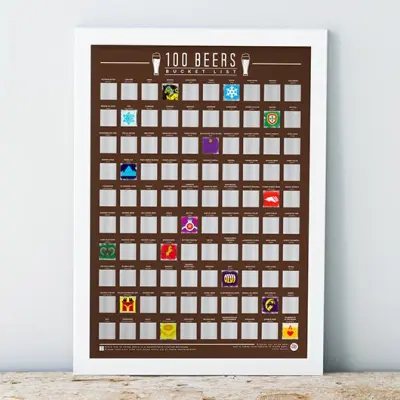 Ölsorter Scratch Off Bucket List