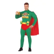 Beer Man Maskeraddräkt - Medium