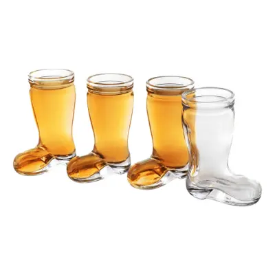 Final Touch Ölstövel Shotglas - 4-pack