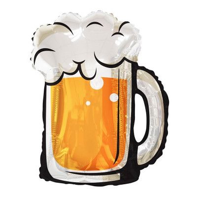 Folieballong Ölglas