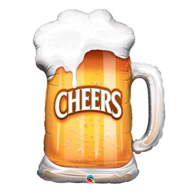 Folieballong Skål! Ölglas