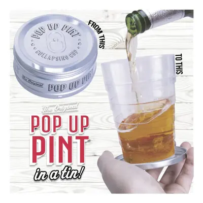 Ihopfällbart Ölglas - 1-pack