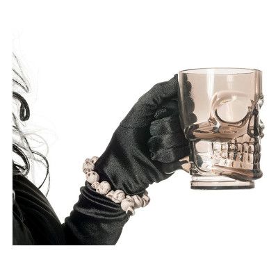 Ölglas i Plast Dödskalle