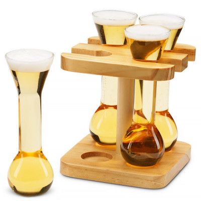 Mini Yards Of Ale Glas i Ställning