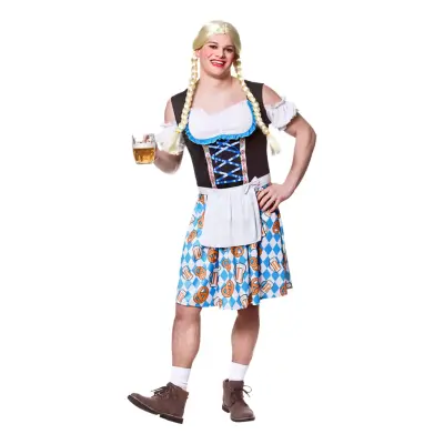 Oktoberfest Klänning för Man Maskeraddräkt - One size
