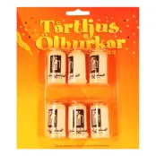 Tårtljus Ölburkar - 6-pack
