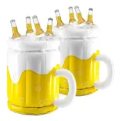 Uppblåsbara Ölglas Dryckeskylare - 2-pack
