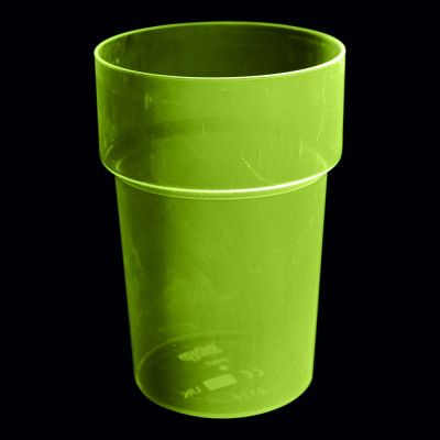 UV Neon Ölglas - 4-pack Gul