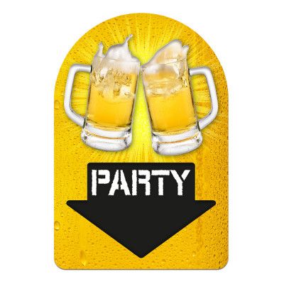 Väggdekoration Ölparty