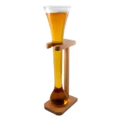 Yard of Ale Halvt Ölglas med Ställ