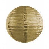 Guldfärgad Papperslykta 20 cm