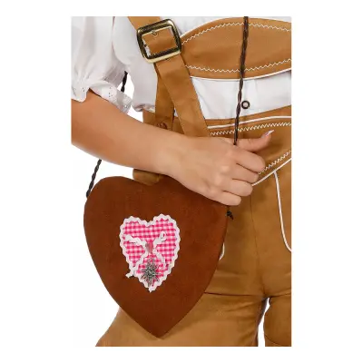 Handväska Tyroler Rosa Hjärta