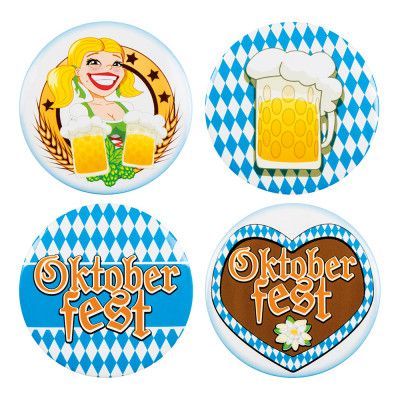 Knappar Oktoberfest - 4-pack
