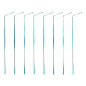 Långa Böjbara Sugrör Bayersk Blå - 250-pack