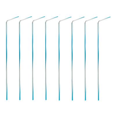 Långa Böjbara Sugrör Bayersk Blå - 250-pack