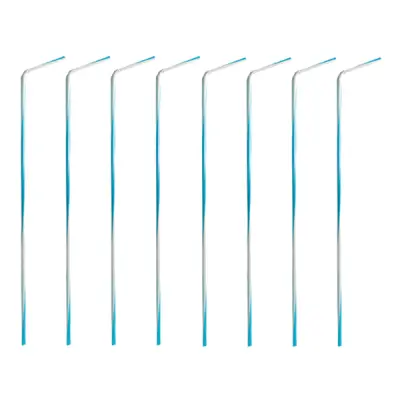 Långa Böjbara Sugrör Bayersk Blå - 250-pack