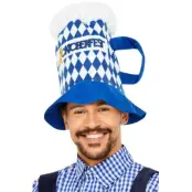 Oktoberfest Öl Hatt Blå/Vit