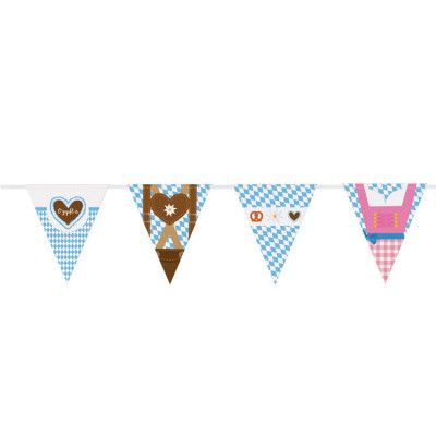 Oktoberfest Flaggbanderoll Hon&Han, 4m