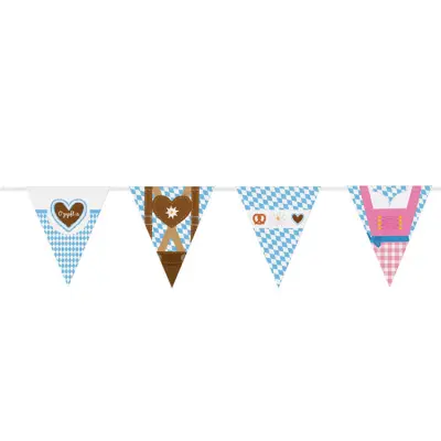 Oktoberfest Flaggbanderoll Hon&Han, 4m