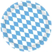 Oktoberfest Papperstallrik 8-pack