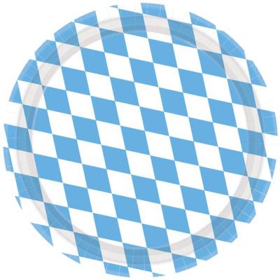 Oktoberfest Papperstallrik 8-pack