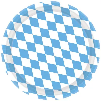 Oktoberfest Papperstallrik 8-pack