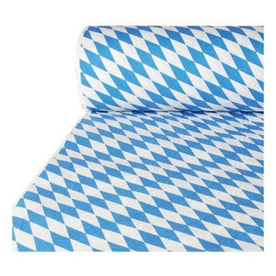 Pappersduk med Damastprägling Bayersk Blå - 50 meter