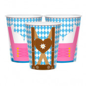 Pappersmuggar Oktoberfest Lederhosen - 8-pack