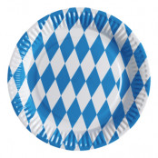 Papperstallrikar Bavarian Oktoberfest - 8-pack