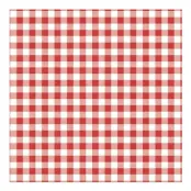 Servetter Röd Rutig - 30-pack