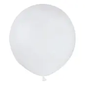 Ballonger Vita Runda Stora - 10-pack