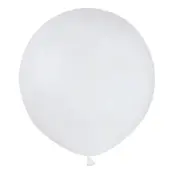 Ballonger Vita Runda Stora - 50-pack