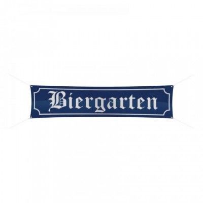 Banderoll Biergarten