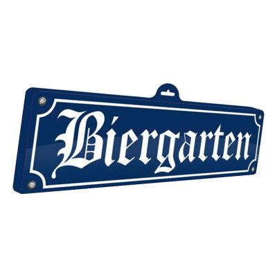 Biergarten Väggdekoration