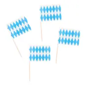 Partypicks Flaggor Bayerskt Blå - 200-pack