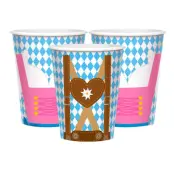 Pappersmuggar Oktoberfest Lederhosen - 8-pack