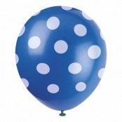 Prickiga Ballonger Blåa - 6-pack
